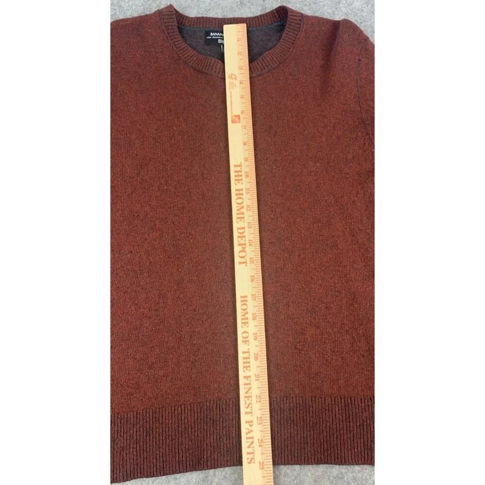 Banana Republic Filpucci Wool Blend Pullover Sweater Burnt Orange, Men’s Medium